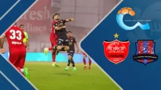 خلاصه بازی نساجی مازندران - پرسپولیس