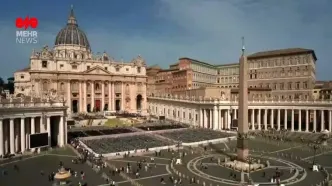 ببینید | هم اکنون واتیکان پس از اعلام خبر درگذشت پاپ فرانسیس رهبر کاتولیک‌های جهان