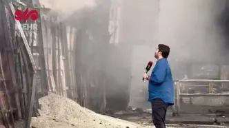 اولین تصویر و گزارش از داخل محوطه کانتینرهایی که در بندر شهید رجایی دچار آتش سوزی شده است