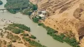 رودخانه مارون روستای آب باران