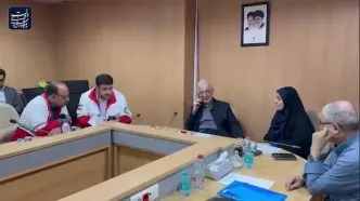 جلسه ستاد مدیریت بحران حادثه بندر شهید رجایی در دومین روز از حادثه