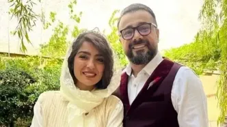 عاشقانه ترین عکس از زوج مشهور سینما ایران / مونا در آغوش شوهر بازیگرش !
