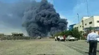 فیلم هوایی خاص از انفجار در بندر عباس