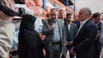 بازدید وزیر دادگستری از انبارهای اموال تملیکی همدان