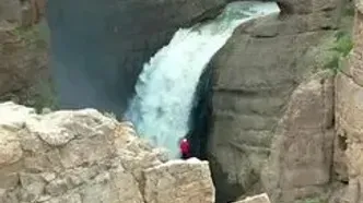تصویری مسحور کننده از طبیعت خشن و بسیار زیبای آبشار کردیت
