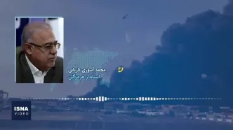 ببینید| توضیحات استاندار هرمزگان درباره ابعاد آتش‌سوزی بندرشهید رجایی