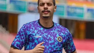 عکس| بازیکن جنجالی لیگ ایران آماده حضور در زمین!