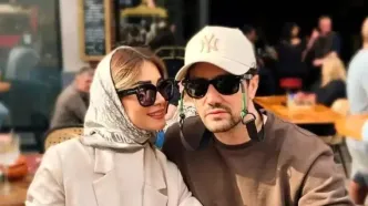 زوج اسپرت‌پوش و عاشق: تصویری دلنشین از شاهرخ استخری و سپیده بزمی‌پور!