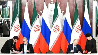 پوتین معاهده جامع راهبردی با ایران را امضا کرد