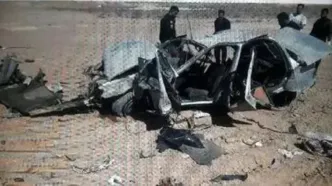 تصادف مرگبار و هولناک پژو ۴۰۵ با ۱۲ سرنشین/ ۶ نفر فوت شدند