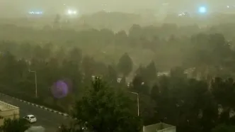 سرعت طوفان تهران