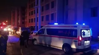 ۱۴ مصدوم در آتش‌سوزی مسکن مهر آبادان