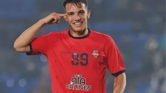 ببینید | گل اول تراکتور به ملوان توسط حسین‌زاده