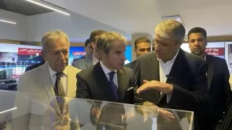 گروسی در تهران از تازه‌ترین فناوری‌های هسته‌ای ایران بازدید کرد