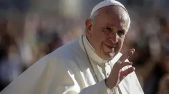 نخستین تصویر از پیکر پاپ فرانسیس در واتیکان