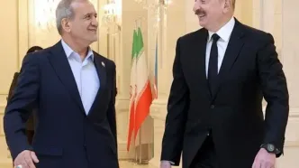 تصاویری از سفر پزشکیان به جمهوری آذربایجان