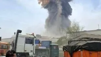انفجار شدید در بندر شهید رجایی بندر عباس