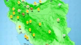 بارش برف و تگرگ در شمال غرب کشور