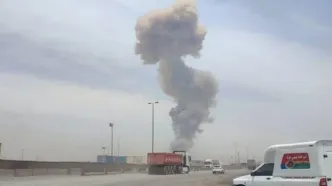 ببینید | ویدیویی تازه از موج وحشتناک انفجار بندر شهید رجایی