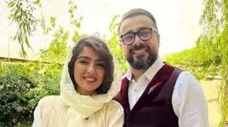 تصویر جدید از سپند امیرسلیمانی و همسر باردارش