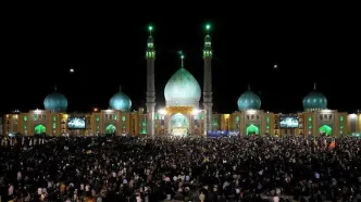 تصاویری از یک اجتماع بزرگ برای مردم غزه در جمکران