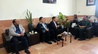 دیدار مدیر عامل شرکت آلومینای ایران با مسئولین شهرستان جاجرم