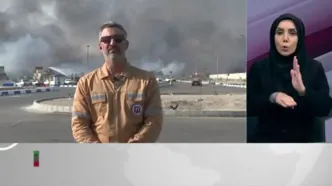 ۹۰ درصد آتش بندر رجایی خاموش شده است+ فیلم