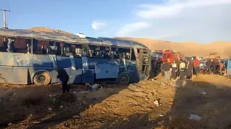 واژگونی اتوبوس در آزادراه کرج-تهران؛یک نفر جان باخت