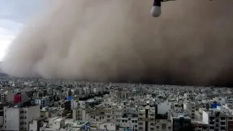 افزایش تعداد مصدومان طوفان تهران به ۲۹ نفر