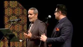 فیلم آواز باشکوه دو اسطوره در تالار وحدت ! / حجت اشرف زاده و فاضل جمشیدی همه را به وجد آوردند !