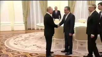 دیدار عراقچی با پوتین در کرملین