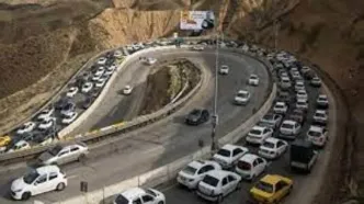 جاده چالوس از ساعت ۱۵ یکطرفه می‌شود
