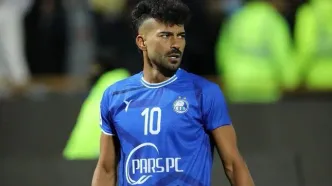 گل اول استقلال به پیکان توسط رامین رضائیان + فیلم