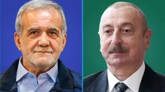 استقبال رسمی الهام علی‌اف از پزشکیان در باکو/ ویدئو