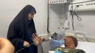 فیلم روایت راننده کامیون از انفجار بندر رجایی/وزیر راه به مجروحان گل اهدا کرد