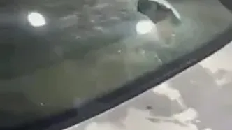 لحظاتی بعد از درگیری ارذل و اوباش خیابان بهشتی + فیلم