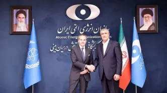 آغاز دیدار دو جانبه گروسی و اسلامی