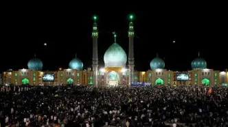 تصاویری از یک اجتماع بزرگ برای مردم غزه در جمکران
