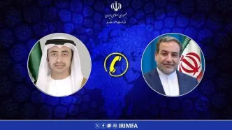 گفتگوی تلفنی وزرای خارجه جمهوری اسلامی ایران و امارات