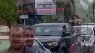 همدردی کامیون داران مریوان با غم مردم بندرعباس و کامیونداران حادثه دیده