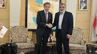 استقبال کمالوندی از گروسی در تهران
