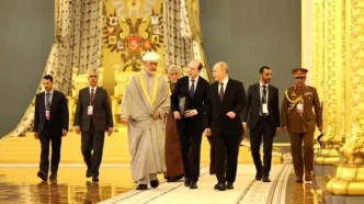 مسکو: پوتین و سلطان عمان درباره ایران رایزنی کردند