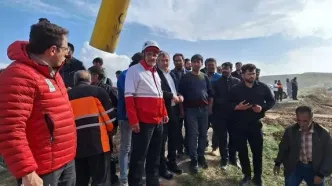 تجسس ۶ تیم عملیانی هلال احمر در جریان رانش زمین در محور اردبیل_نیر