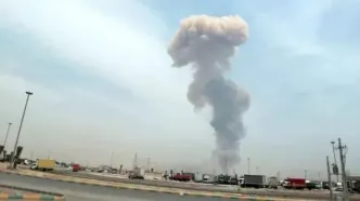 وقوع انفجار مهیب در بندرعباس