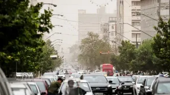 ترافیک ۱۰ کیلومتری در جاده چالوس