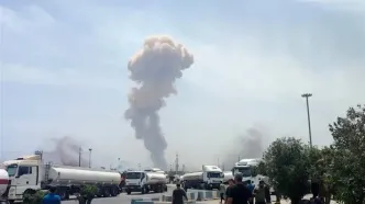 انفجار شدید در بندر شهید رجایی