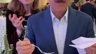 حضور حمید معصومی‌نژاد در شام صمیمی با جورجا ملونی نخست وزیر ایتالیا