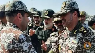 بازدید سردار حاجی زاده و امیر صباحی فرد از پدافند هوایی جنوب شرق کشور