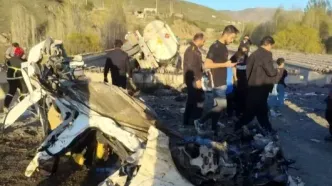 پنج نفر بر اثر حادثه رانندگی در سنندج جان باختند