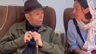 پاپاراتزی ایرانی؛ ذوق هدیه تهرانی از دیدار با علی نصیریان